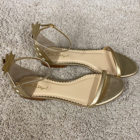 Lilly Pulitzer Pineapple Sandals - Picture 3 of 3
